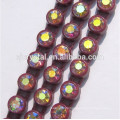 Verfügbar Single Row Plastik Rhinestone Banding Trim